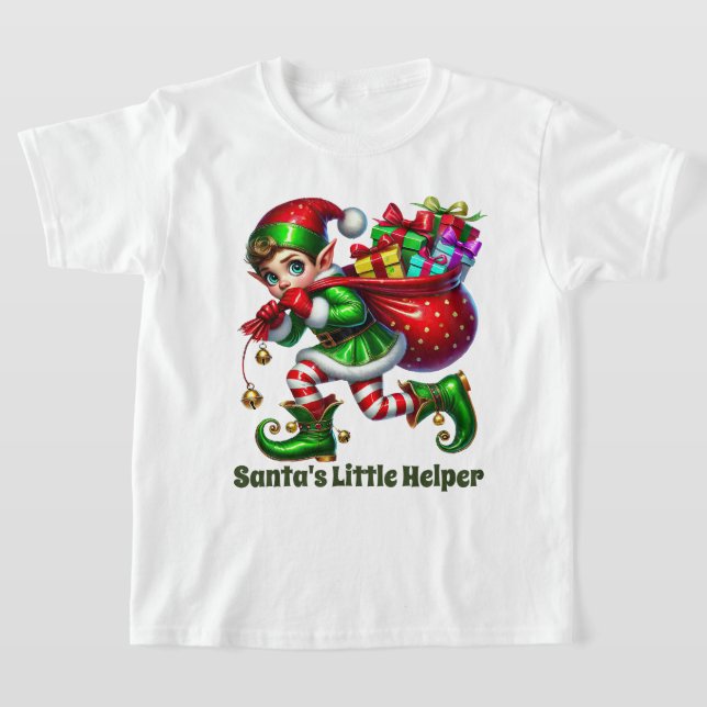 Coola pojkar Tomtens lilla hjälpreda T Shirt (Laydown)