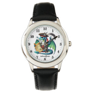Coola pojkars piratdrake lägg till namn armbandsur