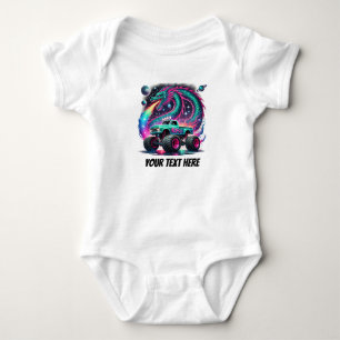 Coola pojke Monster lastbil anpassade T Shirt