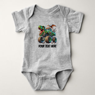 Coola pojke Monster lastbil anpassade T Shirt