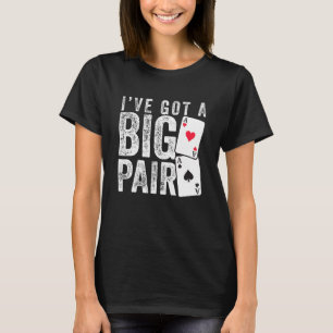 Coola poker spelare design för män kvinnor casino  t shirt