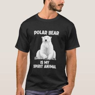 Coola Polar Bear Art För manar  Könsbarn Polar Bjö T Shirt