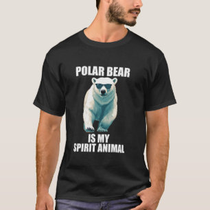 Coola Polar Bear Art För manar  Könsbarn Polar Bjö T Shirt