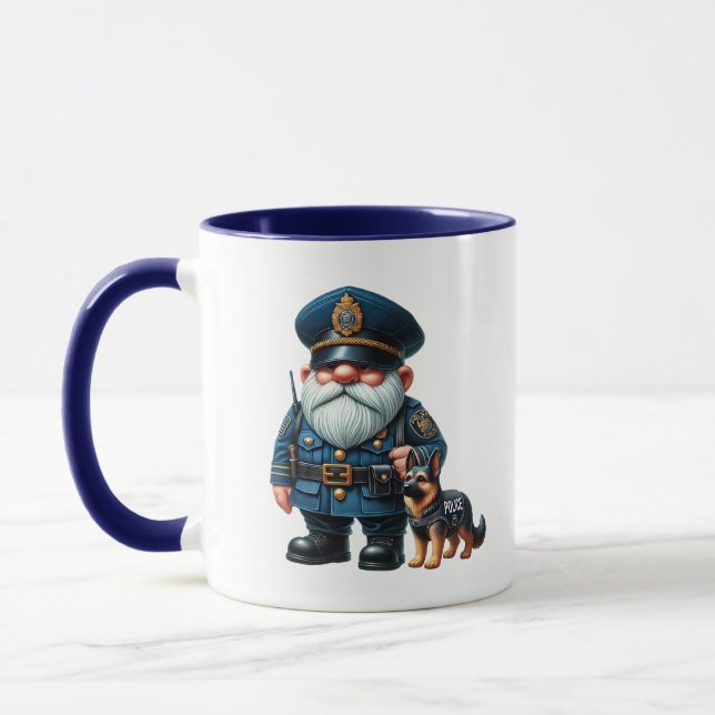 Coola-polisgnom lägga till monogram mugg (Vänster)