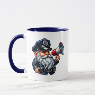 Coola-polisgnom lägga till monogram mugg