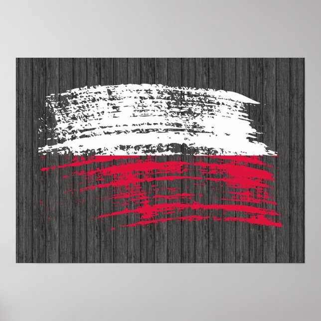 Coola Polsk flagga Poster (Framsidan)