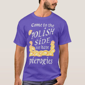 Coola Polska Side Pierogies Funny Pierogi Food T Shirt