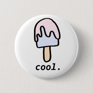 coola. Popsiclen knäppas Knapp