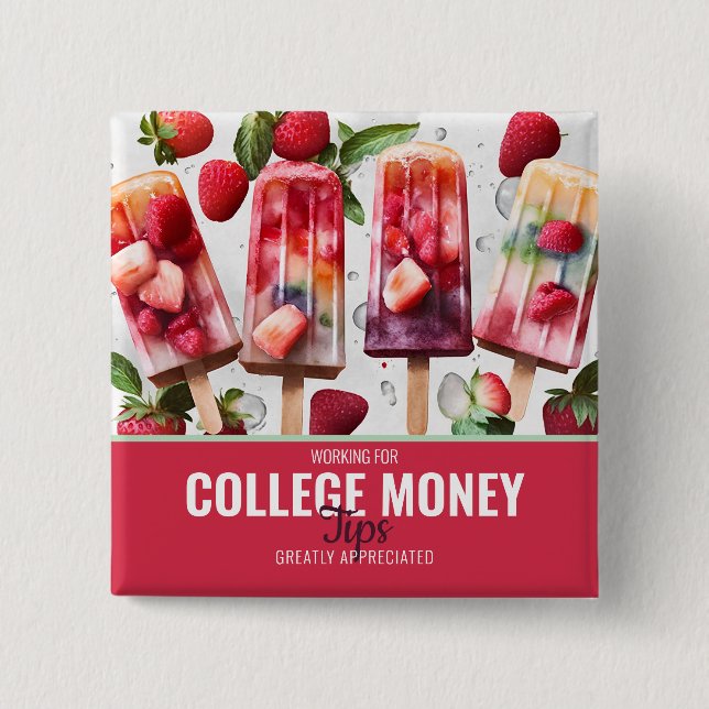 COOLA POPSICLES, Tips-uppskattad, College Money Mo Knapp (Framsida)