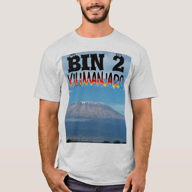 Coola Popular Walkable Klimatable Mount Kilimanjar T Shirt (Framsida)