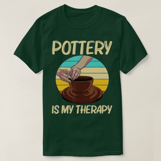 Coola Pottery Design För manar Women Pottery Ceram T Shirt (Design framsida)