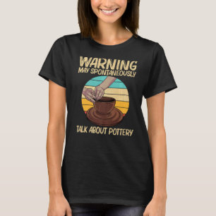Coola Pottery För manar Women Pottery Ceramic Pot T Shirt