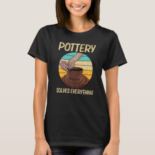 Coola Pottery För manar Women Pottery Ceramic Pot T Shirt