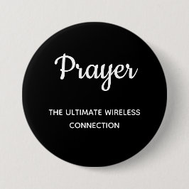 Coola Prayer Chalkboard Stil Christian Typography Knapp