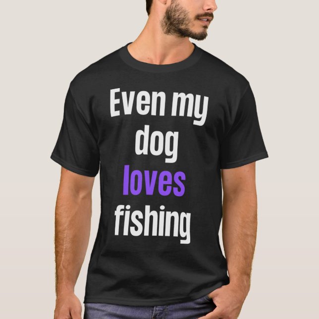 coola presenter till fiskefans med roliga citat t shirt (Framsida)