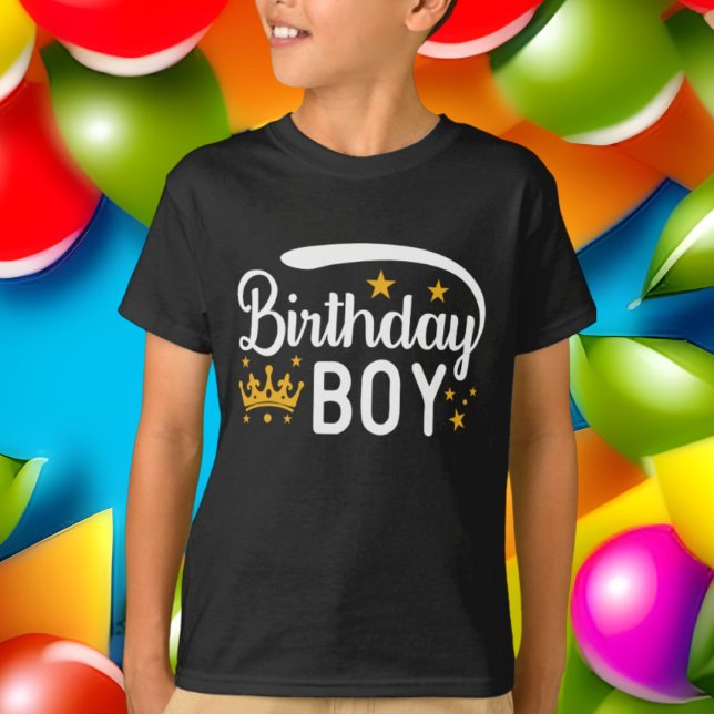 coola Prince Birthday boy ord art T Shirt (Skapare uppladdad)