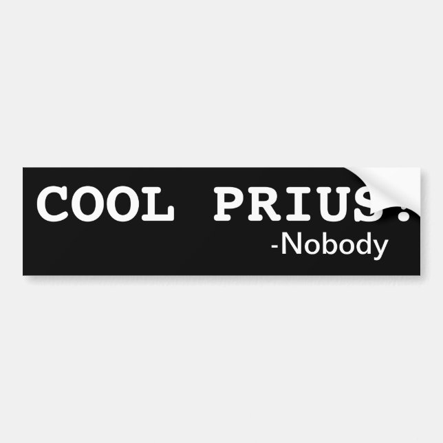 COOLA PRIUS! Sa ingen Bildekal (Framsidan)