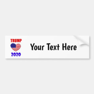 Coola Pro Donald Trump 2020 för president Bildekal