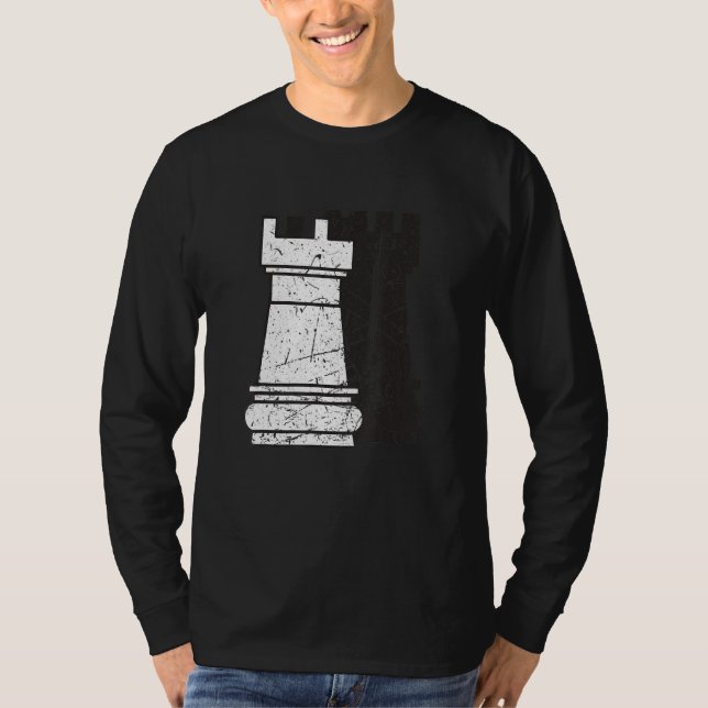 Coola Professionell Chess Master Chess Biet Rook G T Shirt (Framsida)