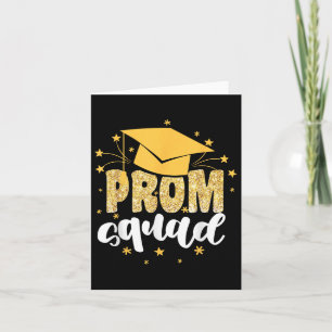 Coola Prom Squad 2025 Prom Studentfest Matchin Kort
