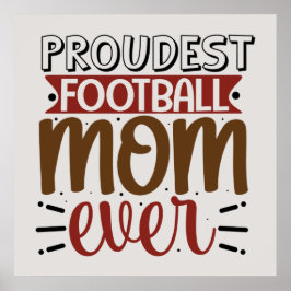 Coola Proud-fotbollen Poster