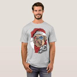 Coola Pug hund jul T Shirt