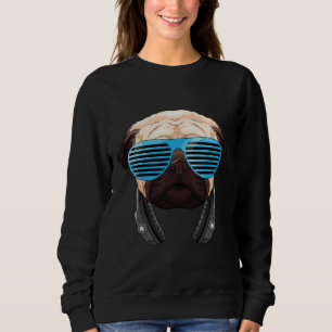 Coola Pug Party Gift Pug Hund älskare Music DJ Ess T Shirt