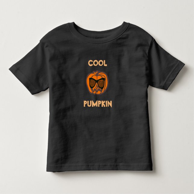 Coola Pumpkin Halloween Speciell T-Shirt (Framsida)
