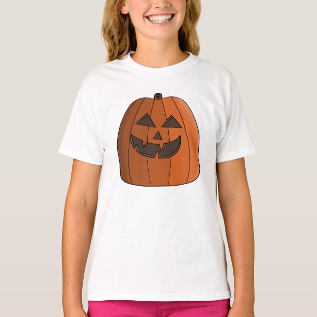 Coola Pumpkin T Shirt (Framsida)
