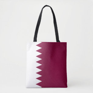 Coola Qatar Flagga Mode Tygkasse