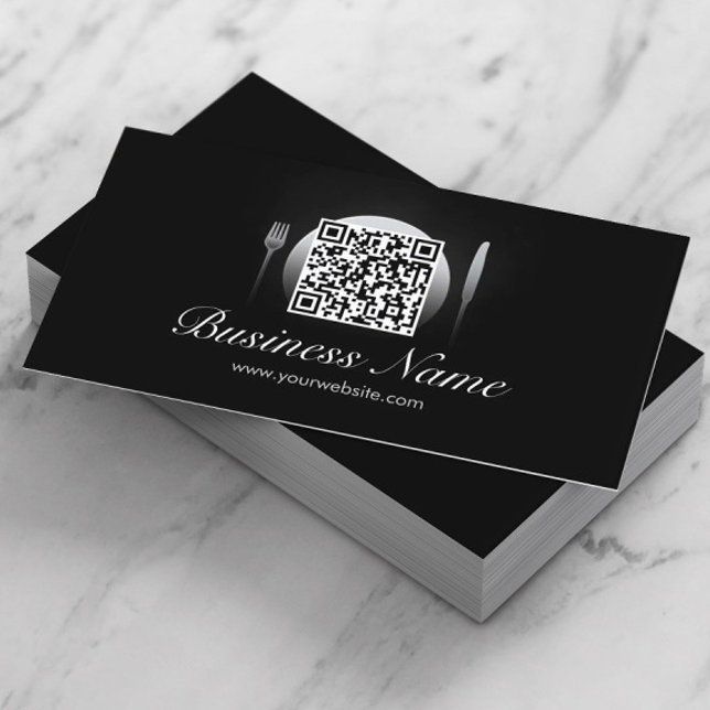 Coola QR-Catering/Affärskort för återställningskod Visitkort (Skapare uppladdad)