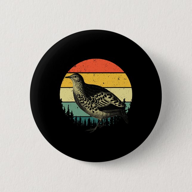 Coola Quail Art Manar Women Bird Hunter Quail Upla Knapp (Framsida)
