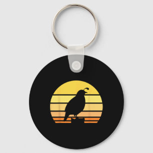 Coola Quail Art Manar Women Bird Hunter Quail Upla Nyckelring