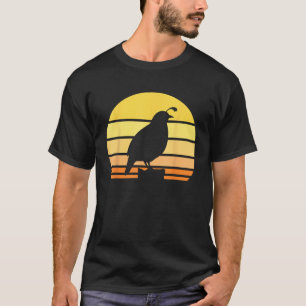 Coola Quail Art Manar Women Bird Hunter Quail Upla T Shirt
