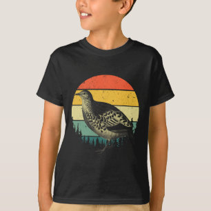 Coola Quail Art Manar Women Bird Hunter Quail Upla T Shirt