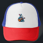Coola Rabbit Plays Guitar Påsk Musician Guitarist Keps<br><div class="desc">Coola Rabbit Plays Guitar Påsk Musician Guitarist</div>