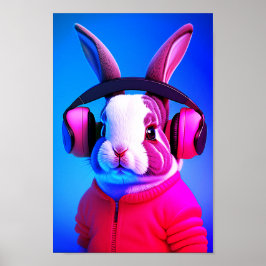 Coola Rabbit Poster