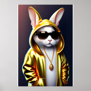 Coola Rabbit Poster