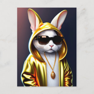 Coola Rabbit Vykort