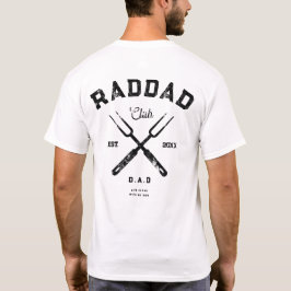 Coola Rad Pappa Grill Klubb Funny Fars dag BBQ T Shirt