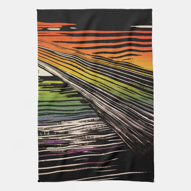 Coola Rainbow Bandana Kökshandduk (Vertikal)