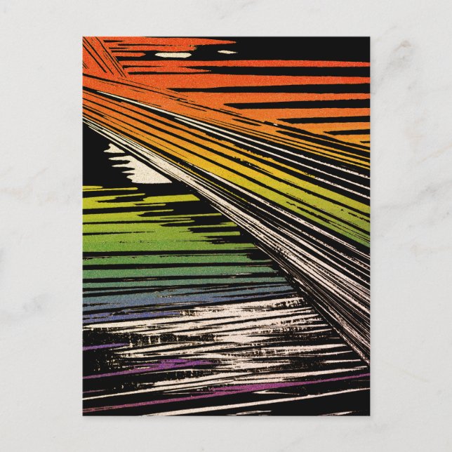 Coola Rainbow Bandana Vykort (Framsida)
