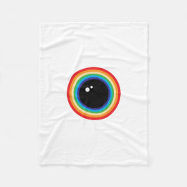 Coola Rainbow Eyeball Fleecefilt