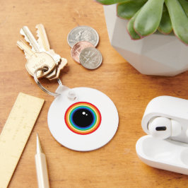 Coola Rainbow Eyeball Nyckelring