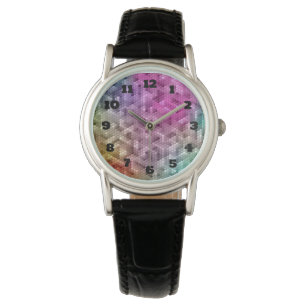 Coola Rainbow Färg Mosaic Armbandsur
