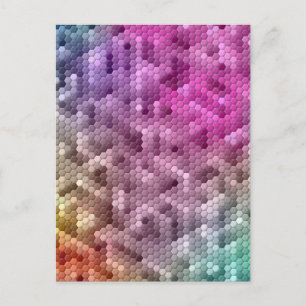 Coola Rainbow Färg Mosaic Vykort
