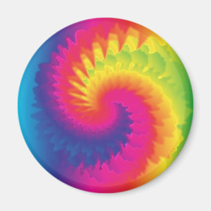 Coola Rainbow Tie Dye Magnet