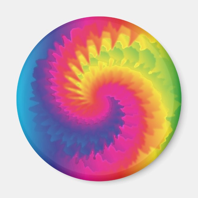 Coola Rainbow Tie Dye Magnet (Framsidan)