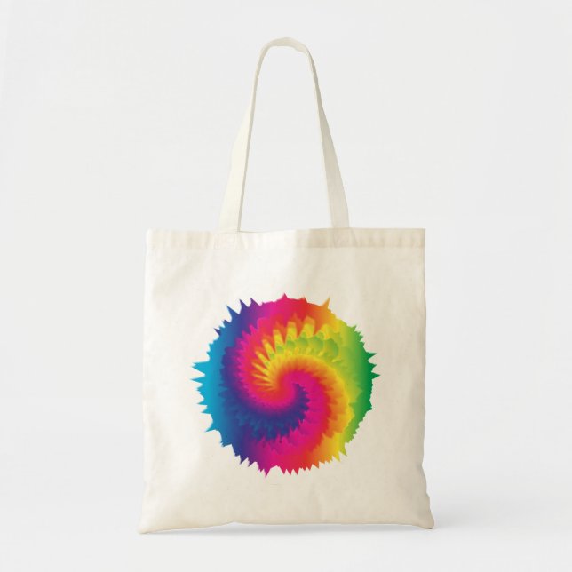 Coola Rainbow Tie Dye Tygkasse (Framsidan)
