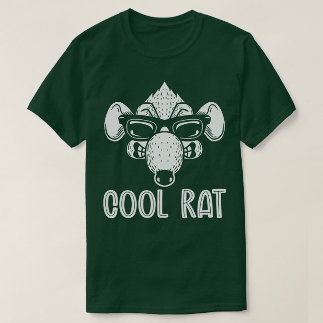 Coola Råtta Mono T Shirt (Design framsida)